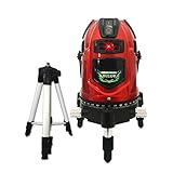 恒昌光電 8ライン レーザー墨出し器+エレベーター三脚セット HCR09-8 4垂直・360°水平 9増強ポイント 2倍強光 電子自動整準 レーザーレベル 墨出し器