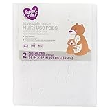 Parent 's Choiceリバーシブルフリースmulti-useパッド2カウント、100 %防水