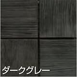 エスウッドパネル エス・ウッド デッキ材 パネル Iタイプ （市松） ダークグレー （11枚/箱） 665-333