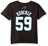 NFL Boys 4 – 7 Luke Kuechly Carolina Panthers Mainliner Name & Number半袖Tシャツ、ミディアム/ ( 5 – 6）、ブラック