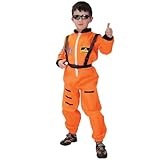 [sac taske] 宇宙服 コスプレ 宇宙飛行士 キッズ 子供 ジャンプスーツ 仮装 ハロウィン (130〜140㎝)