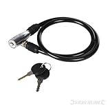 Silverline Cable Bike Lock 8x 650mm Security Chain Locks Bicycle Locks