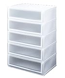 クリアチェスト 衣装ケース 5段 62cm幅 C620-5