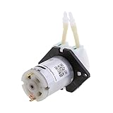 SunniMix 高品質　蠕動　ポンプ　　液体　 ミニチュア　 ホース　ポンプ　多用途　蠕動ポンプ　4種類選べる　 - ホワイト　24V