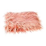 Lovoski 新生児　ベビーシャワー　写真記念　道具　ブランケット　ラグ　毛布　敷物　ラップ　ソフト　全9色選べる - ピンク, 60×50センチメートル/ 23.62 X 19.69インチ