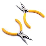 amzmonnsuta イエロー　電気修復ツール鎖　ノーズプライヤー