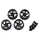 イーグル模型 ミニ四駆用5スピンスポーク中径 20.5mmホイール #MINI4-78051U-BK