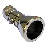 lasco-simpatico 82545p真鍮シャワーヘッドシャットオフ、光沢真鍮