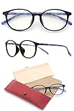 [eyeforyou] 老眼鏡 レディース おしゃれ ブルーライトカット 小さめ ブラウン 度数 1.0 TD-R5003
