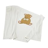 Ikea Brumbjorn Baby Blanket with Bear 35" x 35" [並行輸入品]