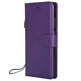 NEXCURIO Huawei P8 Lite ケース 手帳型 PU レザーケース 耐衝撃 カード収納 スタンド機能 マグネット式 ファーウェイP8Lite ケース 携帯カバー おしゃれ - NEKT