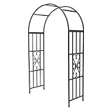 ガーデンアーチ 鉄製アーチ・ハンティンドン 1個 ローズアーチ バラアーチ アイアン 庭 ガーデニング ガーデン