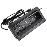 卓上マルチメディア接続ボックス AC電源4個+HDMI2個+オーディオ2個+LAN2個+USB-A充電1個+USB-C充電1個+USB3.0データ1個+会議室用5フィートの電源コード付き (ブラック)