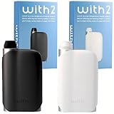 【２個セット】プルームテック ウィズ2 黒 & 白 with2 スターターキット NEW 【正規品 製品未登録 】 加熱式たばこ 電子タバコ 本体 デバイス Dualモード搭載 ブラック ＆ ホワイト black & white 2set