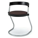 ITOKI（イトーキ） ミーティングチェア picchio（ピッキオチェア） 座パッド付 背シェルT1 座面H4 カシューブラウン KJM-220GC-T1H4