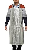 Welding Apron Bib Style 38" X 30" Aluminized Heat Resistant Apron Flame Resistant Apparel Safety Coa