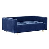 arne ベンチソファ ベンチ イス 背もたれ 肘掛け 片肘付き コーナーソファー Baggy DX-コの字 3×5 モケット ブルー