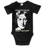 hoicp The Beatlesジョン・Winston Lennon赤ちゃんの登山服 カラー: ブラック