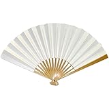 京扇堂 高座扇（落語扇子）無地 7寸5分 白扇 2184