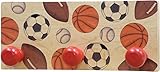 3-Knob Wall Rack - Sports - Made in USA [並行輸入品]