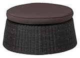 タカショー 庭座 エンザ ダークブラウン クッション付