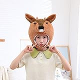 [BESTOYARD] かぶりもん コスプレ 被り物 かぶりもの ぬいぐるみ 動物キャップ 犬かぶり物 おもしろ 帽子 キャップ 着ぐるみ クリスマス 仮装 ぬいぐるみ ふわふわ 犬の帽子 コスチューム用小物 パーティー グッズ コスプレヘッドウェア