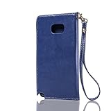 NEXCURIO Samsung Galaxy Note 5 手帳型ケース 耐衝撃 PUレザー マグネット式 カード収納 ポケットホルダー付き スタンド機能付き サムスンギャラクシーNote5ケース 