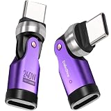 ENDLESSHINE type C to type C 変換アダプター 360°+180°回転usb-c to usb-c変換コネクタPD 240W 急速充電 USB2.0 480Mbps データ転送 LED