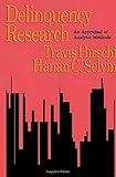 Delinquency Research: An Appraisal of Analytic Methods