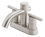 Danze Parma 2ハンドルセンターセット洗面所蛇口 W 8 1/4" x D 5" x H 4 3/4" D301058BN 1