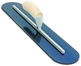 MARSHALLTOWN The Premier Line MXS224BR 22-Inch by 4-Inch Blue Steel Finishing Trowel Fully Rounded w