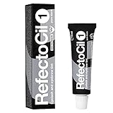 RefectoCil Eyebrow and Eyelash Dye 15 ml, deep black by Refectocil