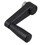 uxcell 機械ハンドル　調整可能　クランプ　ブラック　97mm x 77mm x 25mm