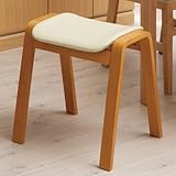 ハナヤギ　玄関小物収納【HANAYAGI】　スタッキングスツール　ナチュラル　HNA-4545NA