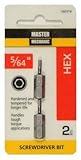 Master Mechanic 160374 5/64 -Inch Hex, 1 -Inch Insert Bit [並行輸入品]