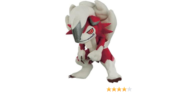 Amazon Co Jp ポケットモンスター サン ムーン ぬいぐるみ ルガルガン まよなかのすがた おもちゃ