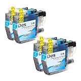 ブラザー(brother)用 LC3111 インクカートリッジ C lc3111c 互換インク シアン 計4本 対応機種：DCP-J582N DCP-J973N DCP-J978N-B DCP-J978N-W DCP-J982N-B DCP-J982N-W DCP-J987N-W DCP-J981Nなど【残量表示/大容量タイプ/安心三年】