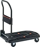 [N-3526593]ＴＲＵＳＣＯ　カルティオ　折畳　７８０Ｘ４９０　黒　布製ポケット付 MPK720NBK