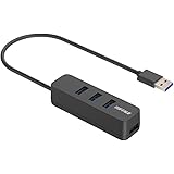バッファロー USB-A 3.2Gen1 バスパワー 4ポートハブ ブラック 上挿しモデル マグネット付き 【Windows/Mac 対応】 BSH4U325U3BK