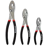 Stalwart 75-HT3004 Utility Slip Joint Plier Set with Storage Pouch, 3 Piece [並行輸入品]