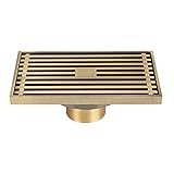 Linearシャワー床ドレイン取り外し可能なカバーとStrainer short ゴールド Generic