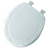 Designer Sculptured Round Ivy Wood Toilet Seat [並行輸入品]