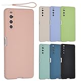 Xperia10IV シリコン ケース カバー スマホケース エクスペリア10マーク4 薄型 保護 耐衝撃 おしゃれ かわいい SO-52C SO52C SOG07 エクスペリア10IV au docomo softbank UQmobile ピンク A800X10IVPI