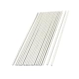 uxcell ステンレスパイプ　ステンレス鋼丸棒 　ステンレス鋼　丸棒 RCヘリコプター用パーツ　伝送丸棒　100x1.9mm　20個入り