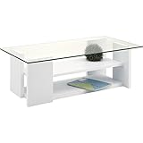 Vacio バシーオ センターテーブル　(リビングテーブル,ガラストップ,モダン,ナチュラル,おしゃれ,机,木製)(ホワイト)