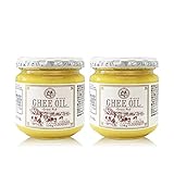 ギーオイル グラスフェッド 130g 2個セット バターコーヒー用/コーヒーに入れる 純粋バターオイル 料理用/朝の完全無欠コーヒーに