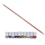 【手品 マジック】110cm アピアリングケーン 金属製 手のひらから突然に ステッキが出現 マジックステッキ 伸びて飛び出るステッキ 舞台マジック道具 (赤)