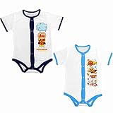 (バンダイ)BANDAIそれいけアンパンマン 半袖全開ボディスーツ 2枚組 ネイビー-ブルー 80