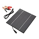 6W 12V ソーラーパネル 充電器 太陽光パネル バッテリー 緊急充電 単結晶シリコン 災害や野外に