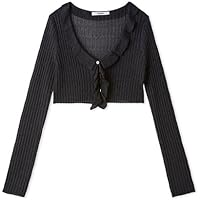 Amazon | [スナイデル] シアーフリルボレロカーデ | カーディガン